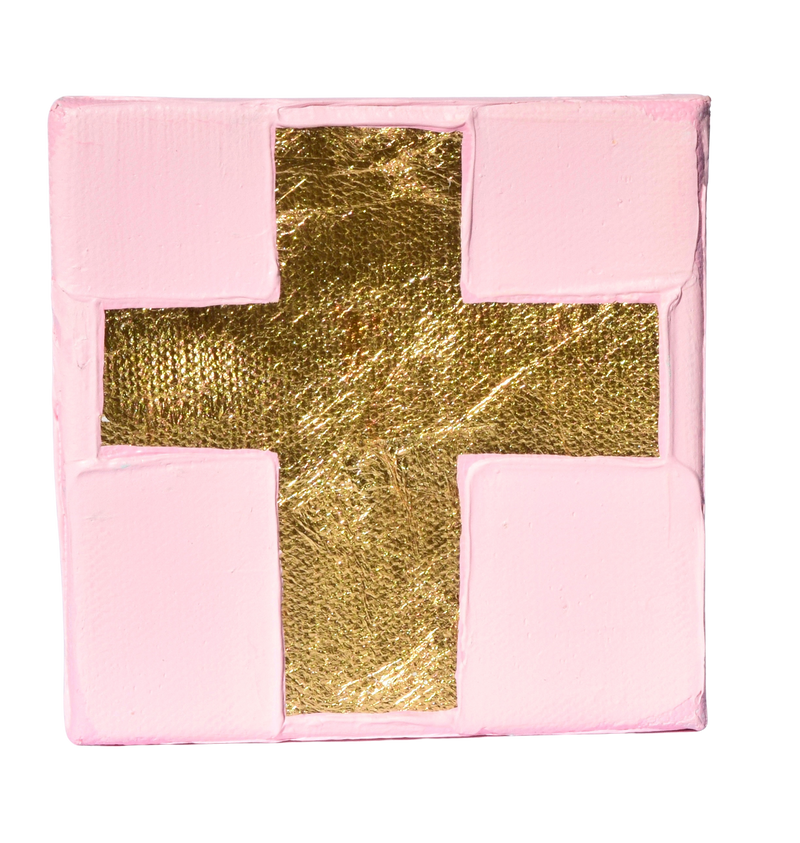 Bubblegum Pink Small Cross