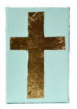 Robins Egg Medium Cross