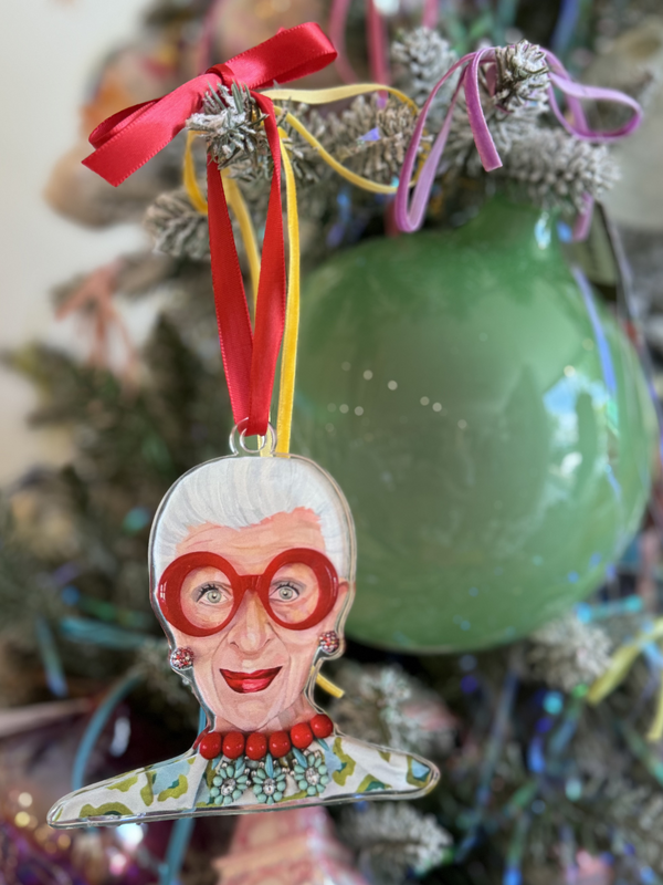 Iris Apfel Christmas Ornament PRE-ORDER